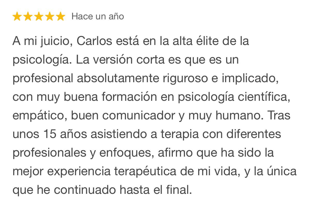 Reseña Carlos serrano
